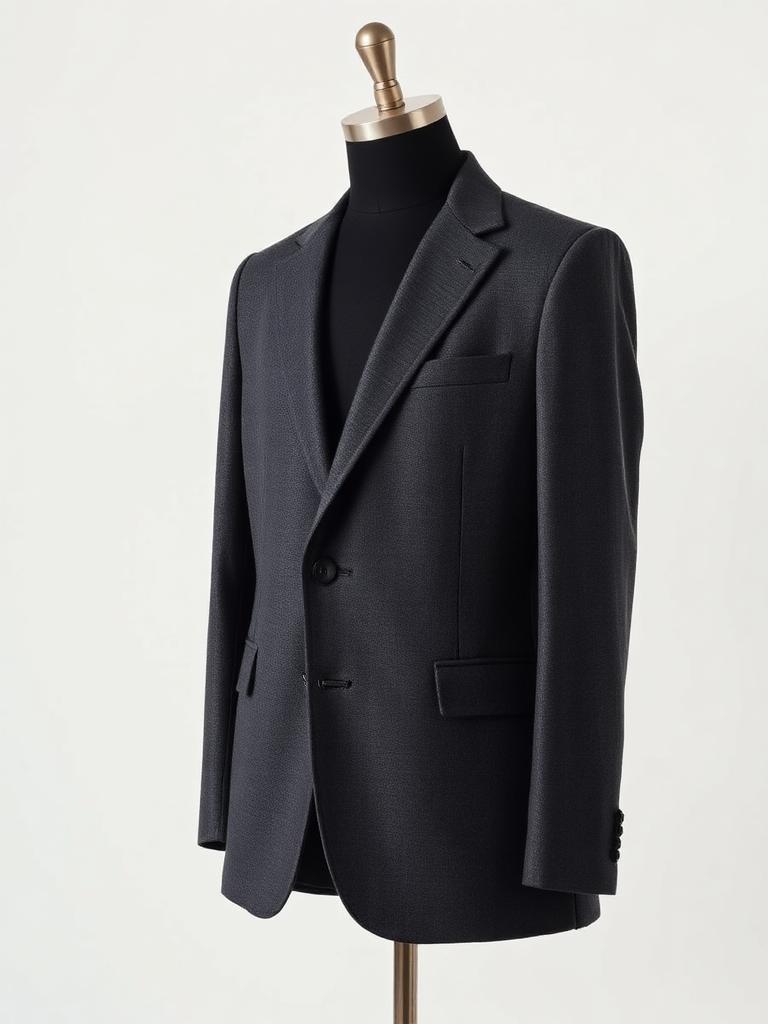Blazer en laine anthracite